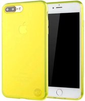 HEM Siliconen Hoesje - Geschikt voor iPhone 6 Plus / 6s Plus - Geel Transparant