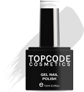 Gellak van TOPCODE Cosmetics - Cream White - TCKE40 - 15 ml - Gel nagellak - Wit - Gellac