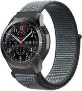 Shop4 - Bandje voor Samsung Galaxy Watch4 40/ 44mm - Nylon Donker Grijs