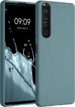 kwmobile telefoonhoesje voor Sony Xperia 1 III - Hoesje voor smartphone - Back cover in Arctische nacht