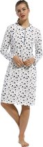 Pastunette dames nachthemd L/M Snow Dots - 38 - Wit