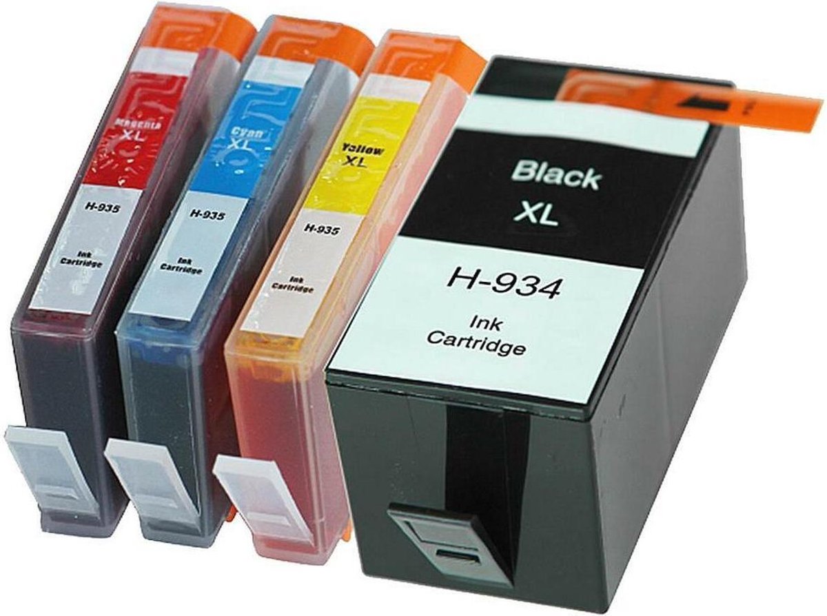 Inkmaster premium Huismerk inkt cartridges voor HP 934XL / 935XL | Multipack van 4 inktcartridges Compatible voor HP OfficeJet 6800, 6812, 6815, 6820, 6825, Pro 6230, Pro 6800 Series, Pro 6830, Pro 6835