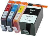 Inkmaster premium Huismerk inkt cartridges voor HP 934XL / 935XL | Multipack van 4 inktcartridges Compatible voor HP OfficeJet 6800, 6812, 6815, 6820, 6825, Pro 6230, Pro 6800 Seri