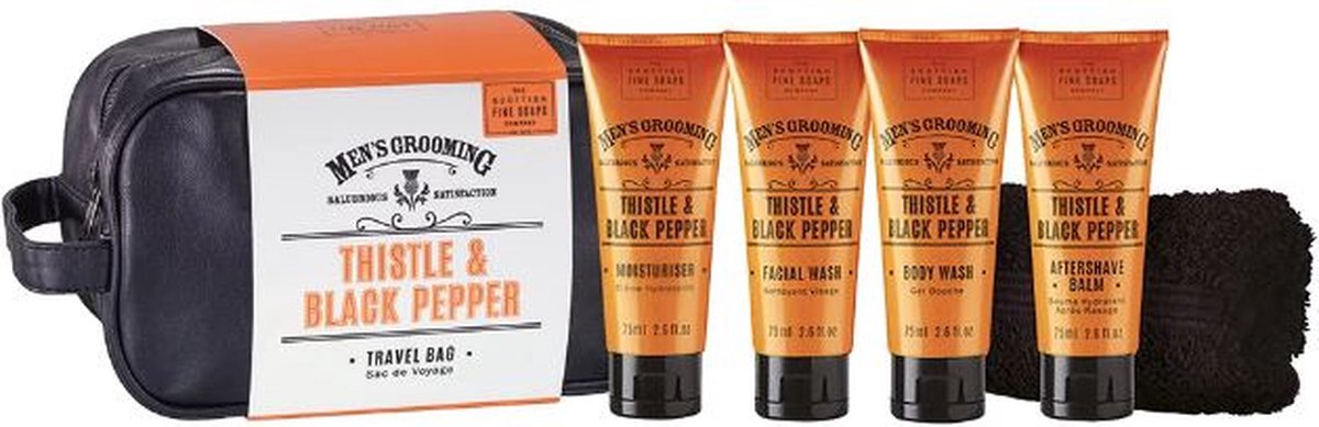 Goedkoopste The Scottish Fine Soaps Company Cadeauset Oranje Heren 5-delig