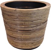 Bamboe Plantenmand Gina - Ø53xH49 cm