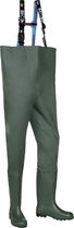 Sioen - 700A Wader - Professionele Waadbroek - Waadkleding - Texoflex - Groen - Maat 44