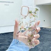 Voor Samsung Galaxy A71 5G Hoog doorschijnend galvaniserend bloempatroon TPU + pc schokbestendig hoesje (Magnolia)