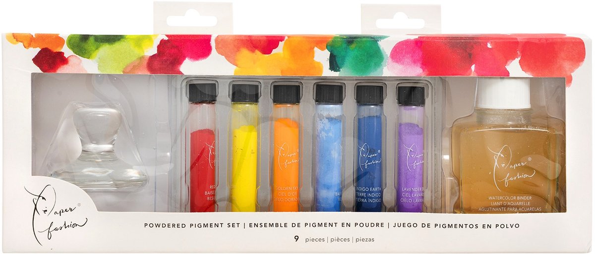 American Crafts • Paint powdered pigment set 9 pieces