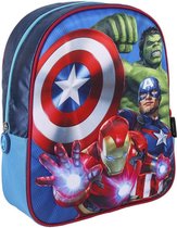 3D-Kinderrugzak The Avengers Fles Blauw (25 x 31 x 10 cm)