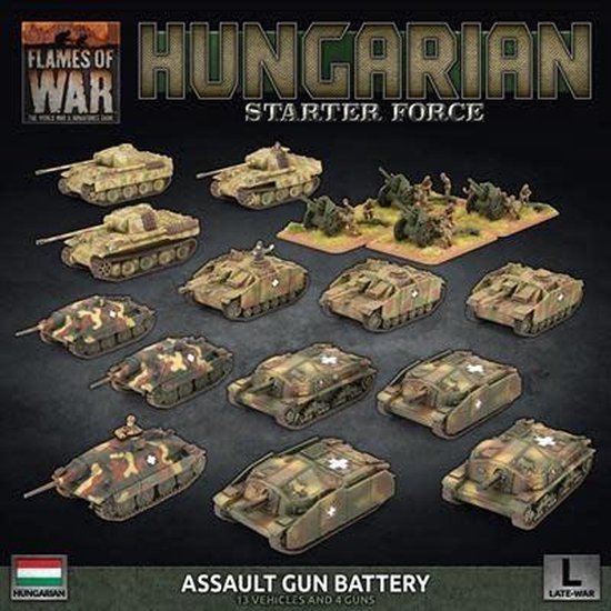 Afbeelding van het spel Hungarian Starter Force: Zrinyi Assault Gun Battery (Plastic)