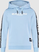 Ballin Amsterdam -  Jongens Regular Fit   Hoodie  - Blauw - Maat 128