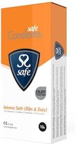 Intense Safe Condooms Rib-Nop (10 pcs) Safe 20022