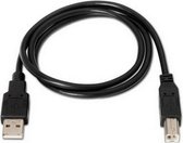 Kabel USB 2.0a naar USB B NANOCABLE 10.01.0105-BK Zwart (4,5 m)