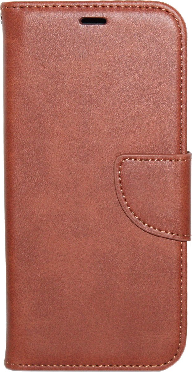 ADEL Kunstleren Book Case hoesje voor iPhone 11 - Bruin