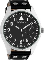 OOZOO Timepieces Zwart horloge  (50 mm) - Zwart