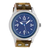 OOZOO Timepieces Camouflage/Blauw horloge  (48 mm) - Blauw