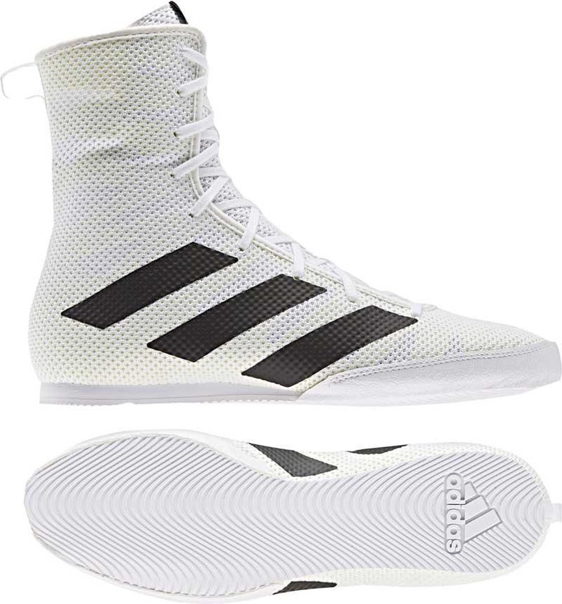 Adidas Box hog 3 Bokscchoenen Wit Heren Maat 40 23 Adidas Box hog 3 Bokscchoenen Wit Heren Maat 40 23