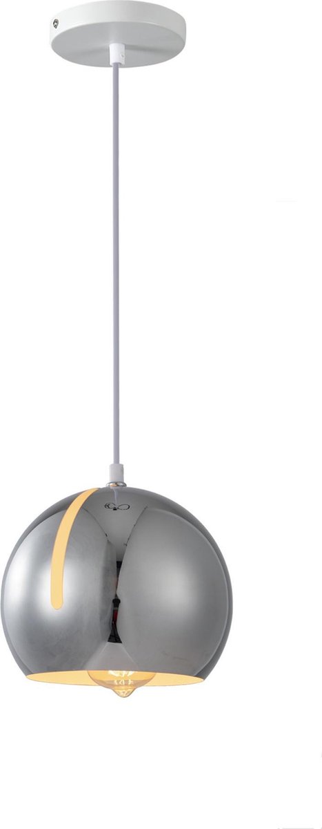 Hanglamp Modern Chrome Rond Metaal - Scaldare Balbano