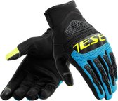 Dainese Bora Black Fire Blue Fluo Yellow Motorcycle Gloves M