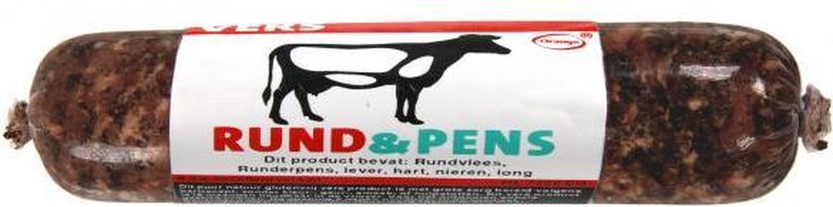 Hondenvoer Diepvries - Excellent Vers Rund/Pens 1kg - Barf Voeding, Aanvullende Diervoeding