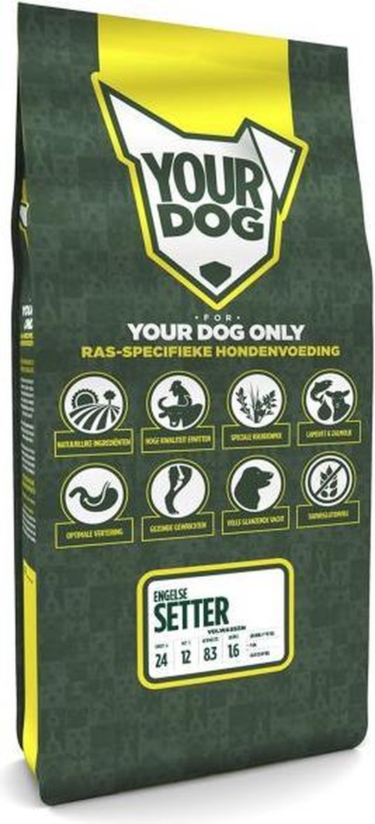 Yourdog engelse setter hondenvoer volwassen 12 kg