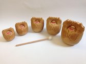 PP237 Temple Blocks, Set of 5