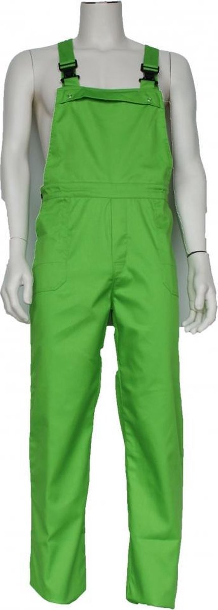 Top Rock Tuinoverall volw TB6535-009 poly/katoen - Lime - 54