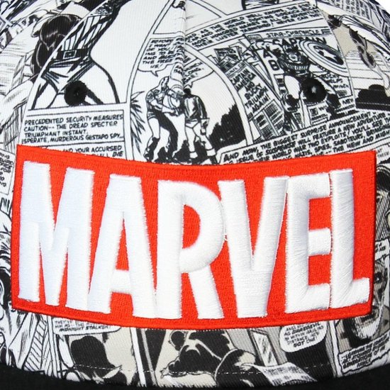 Bol Com Marvel Snapback Met Klassiek Rood Wit Logo