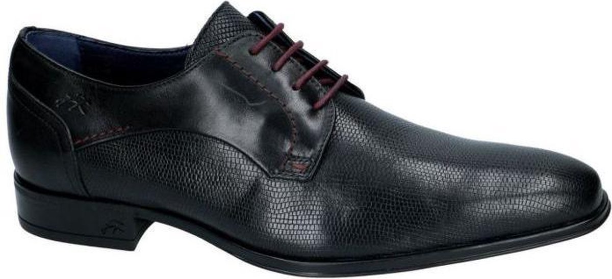 Fluchos -Heren - zwart - geklede lage schoenen - maat 42