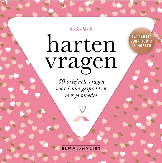 Boek: Hartenvragen mama - 50 originele vragen voor leuke gesprekken met je moeder, geschreven door Elma van Vliet