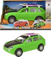 Toi-toys Auto Met Surfboard Groen 31 Cm