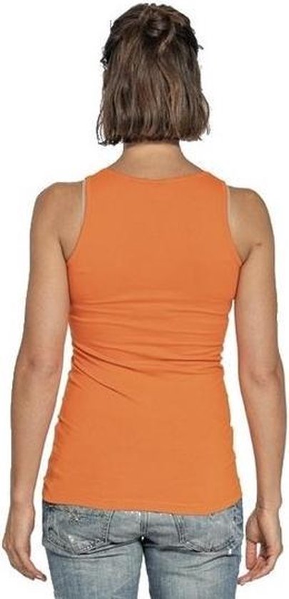 Oranje tanktop/singlet voor dames - Holland feest kleding - Supporters/fan  artikelen -... | bol