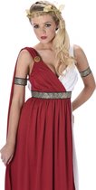 Karnival Costumes Verkleedkleding Kostuum Romeinse Keizerin voor vrouwen Carnavalskleding Dames Carnaval - Rood/ Wit - M