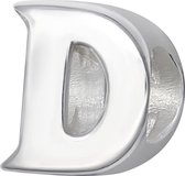 Alfabet letter D bead | Bedel | Zilverana | geschikt voor Biagi , Pandora , Trollbeads armband | 925 zilver