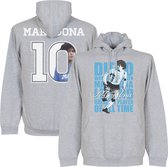 Maradona 10 Gallery Hooded Sweater - Grijs - Kinderen - 116
