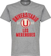 Universitario Established T-Shirt - Grijs - XXL