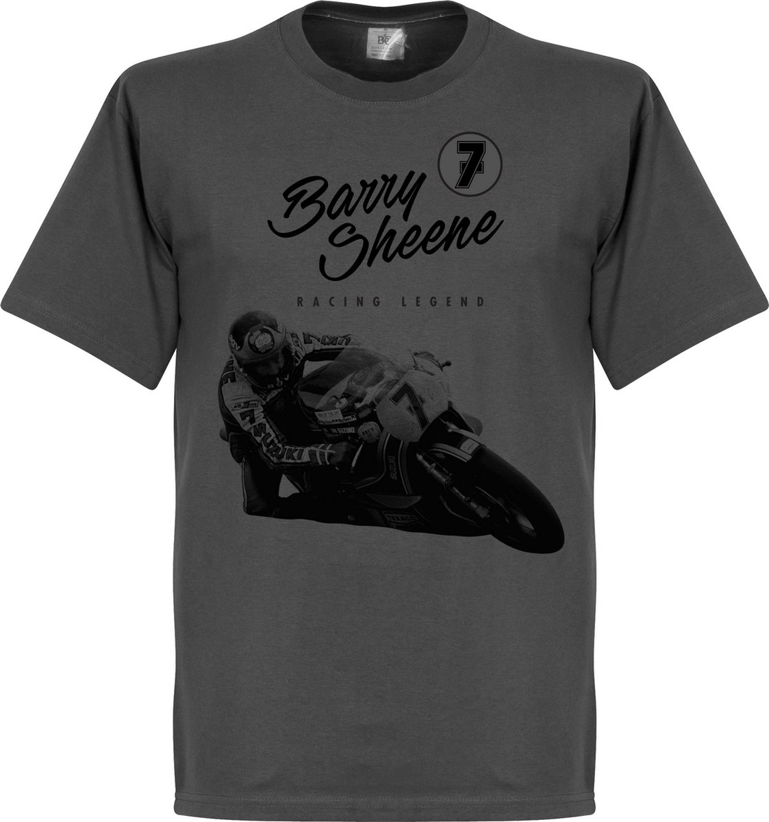 1123x1200.jpg Barry Sheene Motor T-Shirt - M - Afbeelding 1