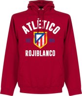 Atletico Madrid Established Hooded Sweater - Rood - L