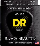 DR 5er bas 45-125 Extra-Life zwart Beauties BKB5-45 - Snarenset voor 5-string basgitaar