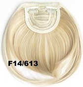 Pony hair extension clip in blond - F14/613