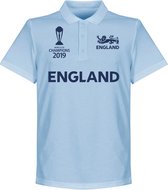 Engeland Cricket WK 2019 Winnaars Polo shirt - Lichtblauw - S