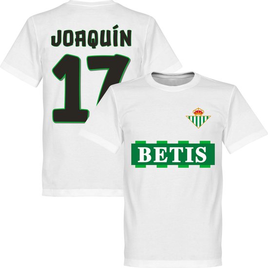 Real Betis Joaquin 17 Team T-Shirt - Wit - 5XL