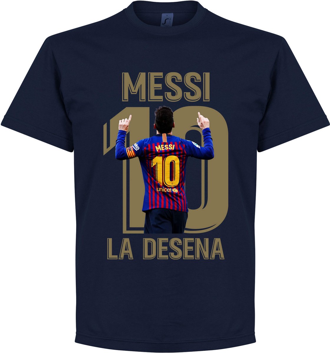 1120x1200.jpg Messi La Desena T-Shirt - Navy - S - Afbeelding 1