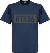 Retake RTK06 Bar T-Shirt - Denim Blauw - XL