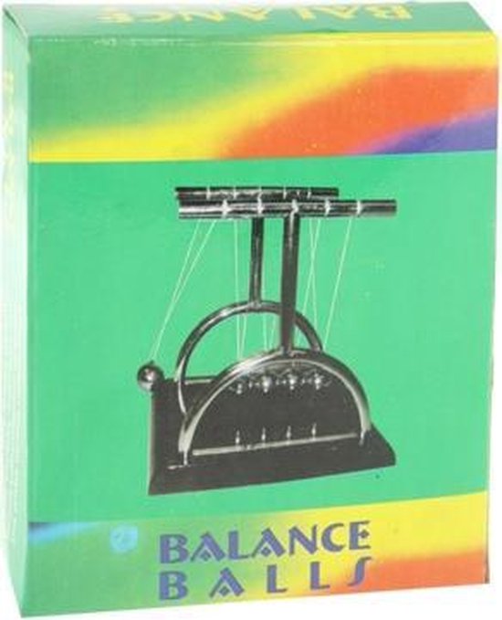 Thumbnail van een extra afbeelding van het spel 10mm Mini Desktop Newton's Cradle kunststof Base evenwicht ballen
