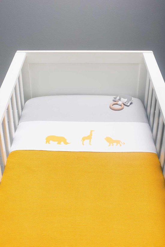 Jollein Basic knit Deken 75x100cm ocher