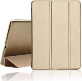iPad 2021 hoes Silicone hoesje soft cover Goud -iPad 2021 hoes - iPad 9e/8e/7e Generatie hoes Smart hoes Trifold - iPad 2020 hoes