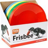 Frisbee plastic 1pcs, 23cm, ass. colours display geleverd per stuk