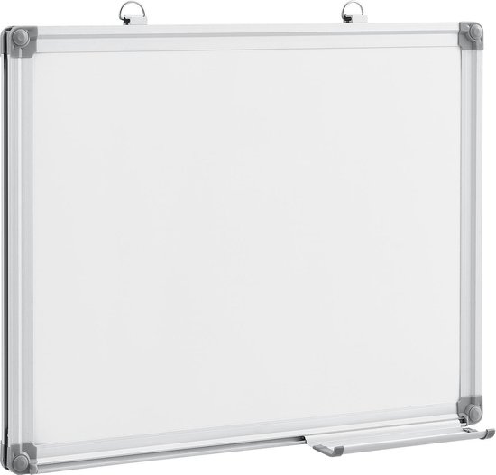 breken ingewikkeld tieners Whiteboard magnetisch magneetbord met lijst 45x35 cm | bol.com