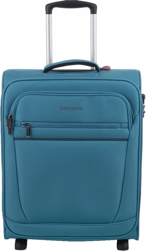 travelite Cabin 2w Bordtrolley Cabin Luggage, 52 cm, Turquoise (Türkis), 52 cm, Cabin Luggage